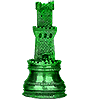 Gaming Chess Piece (Emerald)